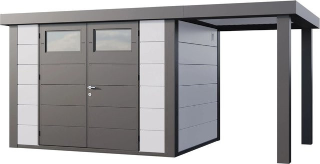 Telluria Gerätehaus Classico in Weiß mit B/H/T: 486 x 219 x 258 cm - Bild 1