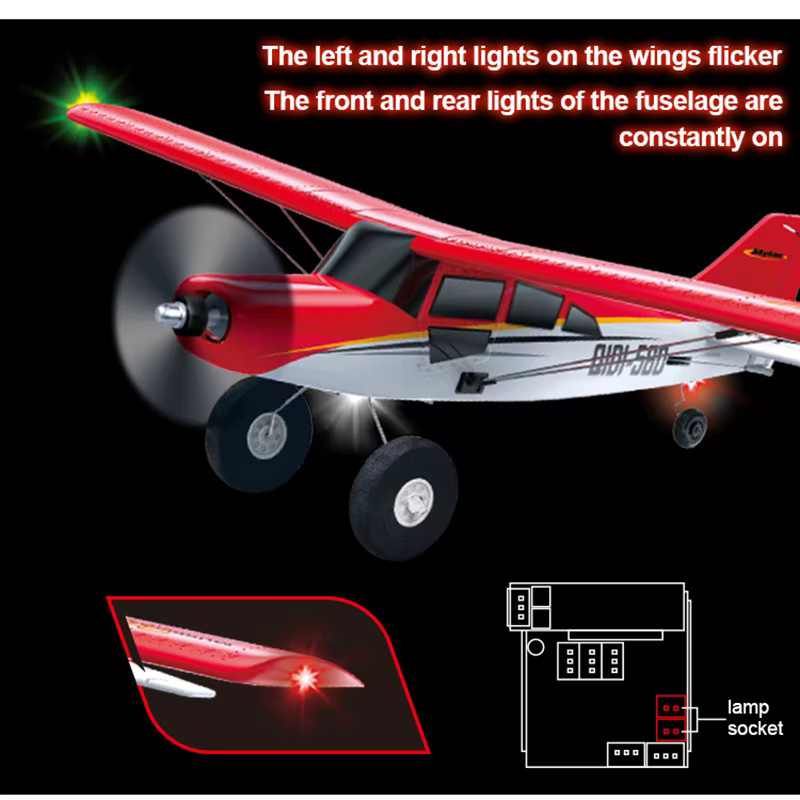 QIDI M7 RC Flugzeug Off-road, Starrflügel Flugzeug Modell, mit Fernbedienung - Bild 2
