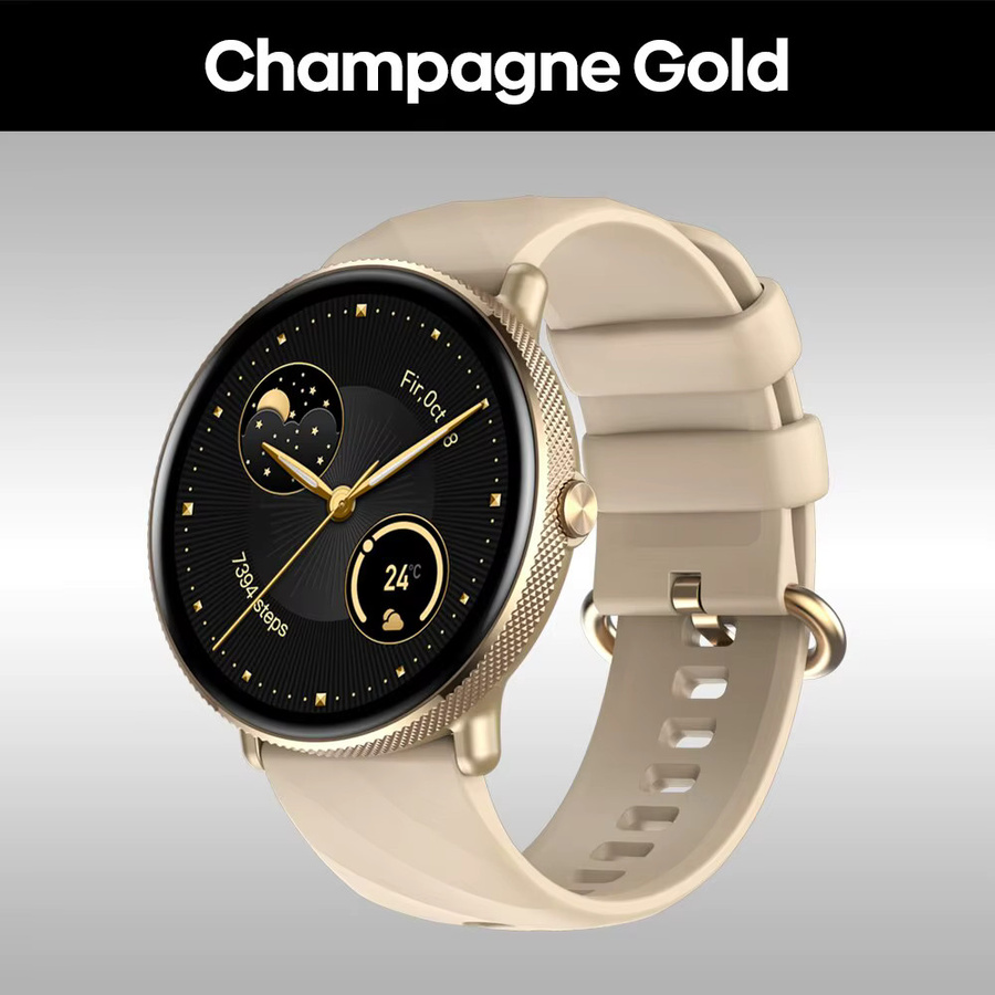 Zeblaze Smartwatch, Gold, Edelstahl, Damen - Bild 6
