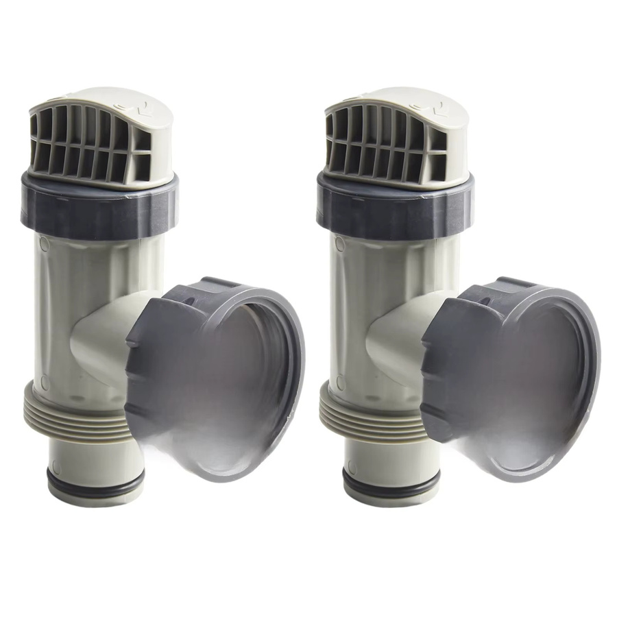 2er-Set Intex Pool Plunger Ventil aus Kunststoff für Sandfilterpumpen, Grau - Bild 5