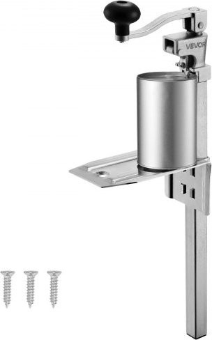 VEVOR kommerzieller Tischdosenöffner aus Stahlguss, manueller höhenverstellbarer Dosenöffner für Dosen bis zu 30 cm Höhe, Farbe: Silber - Bild 1