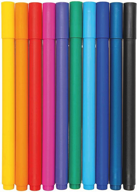 Rico Design Paper Poetry Gelstifte-Set mit 0,4 mm Spitze, 10 Stück, Mehrfarbig - Bild 1