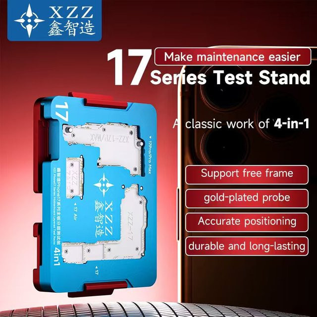 XZZ 4-in-1 Motherboard-Schichtprüfgestell für iPhone 17, 17Pro, 17Air und 17Pro Max – Lötfreies Reparaturwerkzeug für den Mittelrahmen - Bild 1