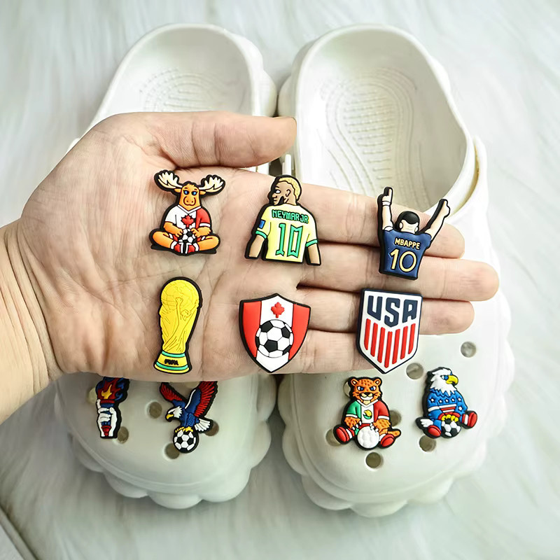 11-teiliges Fußball-Cartoon-Set Schuh-Charms, PVC, Kinder - Bild 2