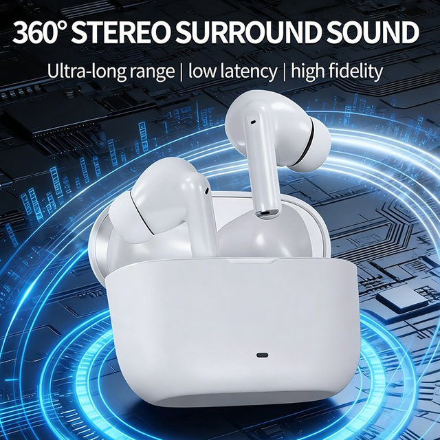 MEIYIXING DIGITAL TECHNOLOGY S300(LD) Kabellose In-Ear Bluetooth Kopfhörer mit Stereo-Rauschunterdrückung, Weiß - Bild 1