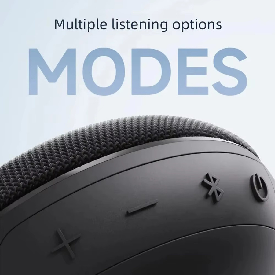 Xiaomi Redmi Bluetooth-Lautsprecher 2 Tragbarer IP67 wasserdichter TWS-Außenlautsprecher mit Metallschnalle und microSD-Steckplatz in Schwarz - Bild 4