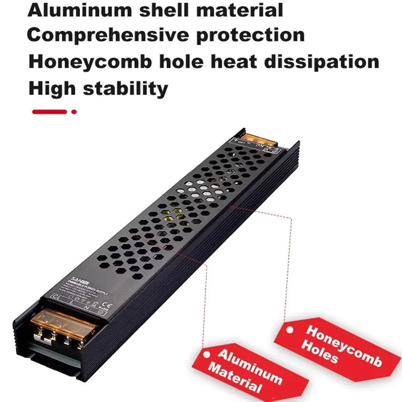 YSRSAI LED-Netzteil mit Triac- und 0-10V-Dimmfunktion, dimmbarer LED-Treiber für 12V oder 24V, Schwarz, 60W - Bild 4