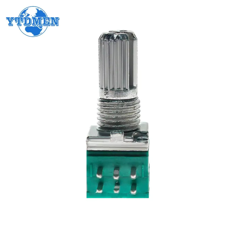 5er Set YTDMEN RK097NS Potentiometer mit 15mm Welle und 6 Pins für Audio Verstärker - Bild 3