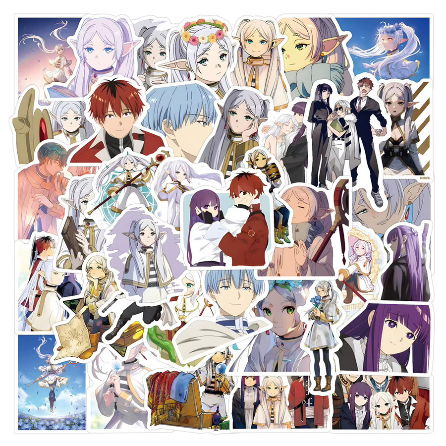 Bandai Frieren: Nach dem Ende der Reise Anime-Aufkleber, 50/100 Stück - Bild 4