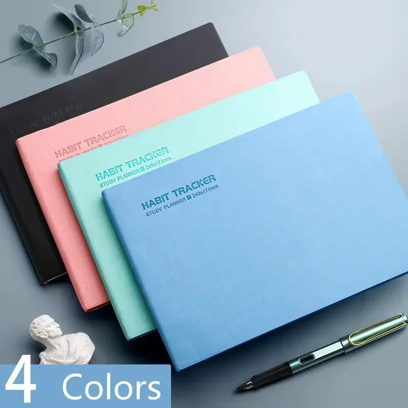 Liste Mind Planer Notebook mit Spiralbindung und Softcover in Blau - Bild 2