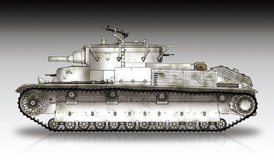 Trumpeter Soviet T-28 Medium Tank (Riveted), Modellfahrzeug, 1:72 - Bild 1