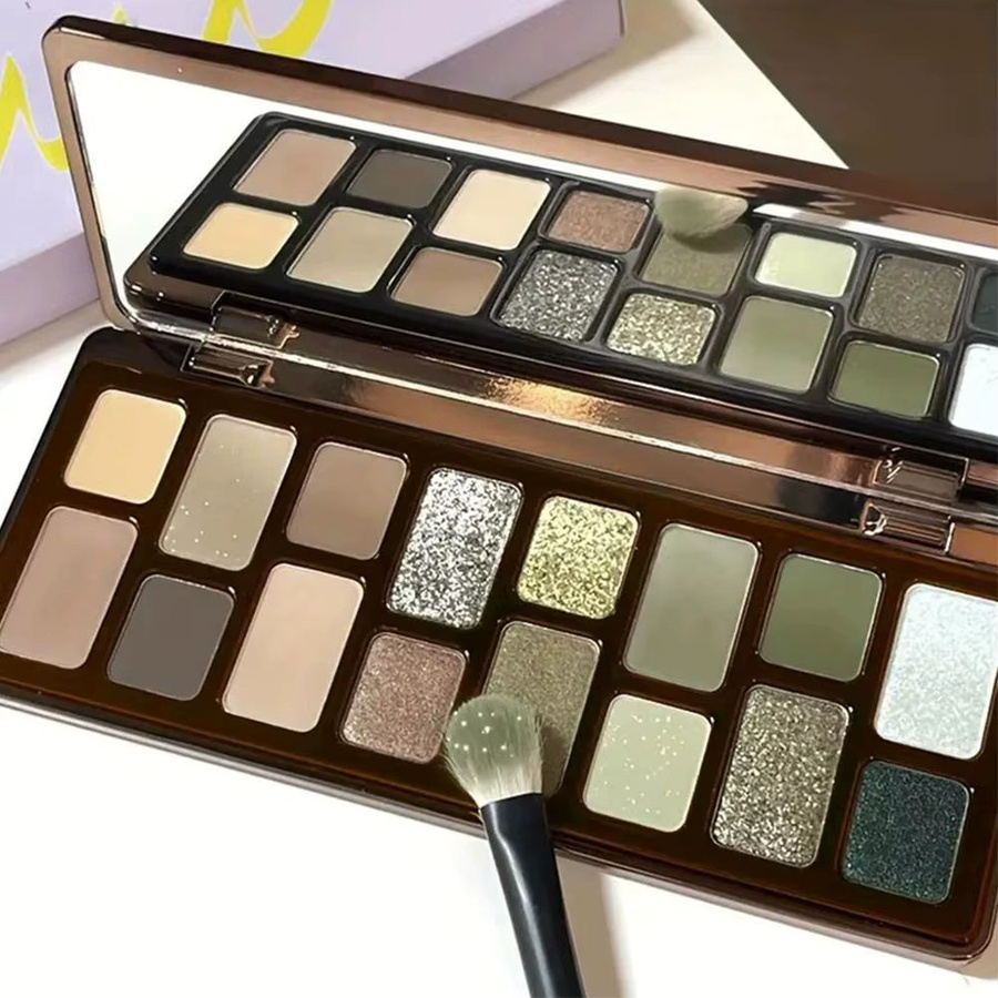 Cheeryep Lidschattenpalette, 16 Farben, Matt und Glitzer, Unisex - Bild 3