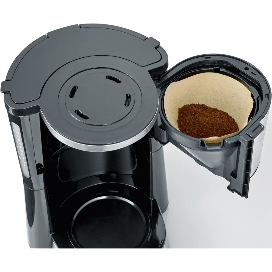 Severin TypeSwitch Filterkaffeemaschine KA 4825, Schwarz/Edelstahl, 1,25 l, B: 23,0 cm, H: 34,0 cm, T: 26,0 cm - Bild 5