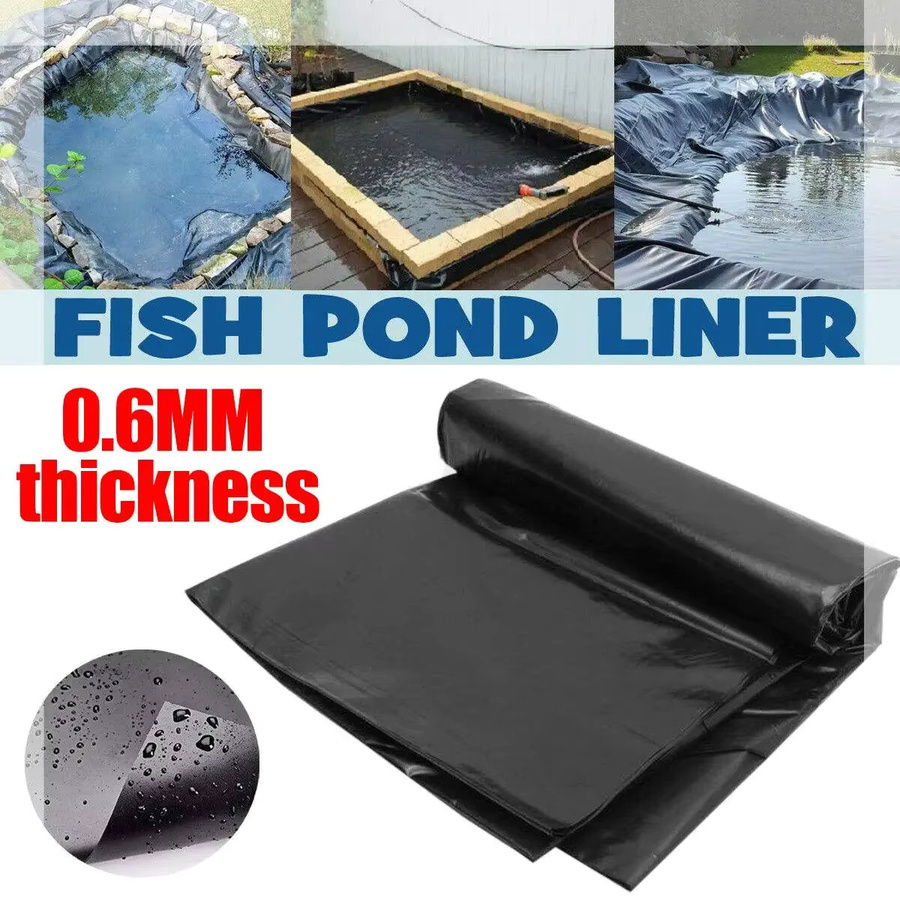 Wasserdichte PVC-Membran für Fischteiche und Pools in Schwarz, B/T: 3,05 x 1,52 m - Bild 3