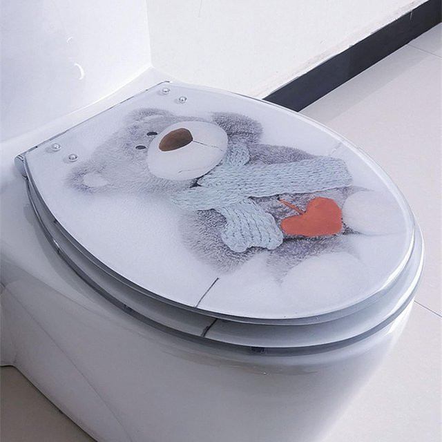 Toilettensitz aus massivem Harz von JIABINFU mit Soft-Close-Funktion - Bild 1