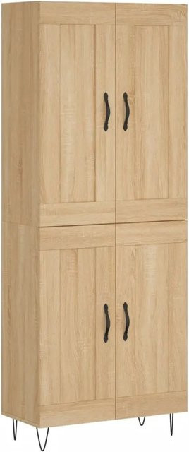 vidaXL Highboard Sonoma-Eiche modern Wandmontage B/T/H: 69,5 x 34,0 x 180,0 cm - Bild 1