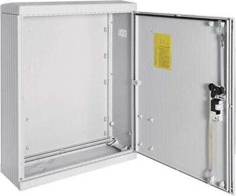 Hager ZAL101 Kabelverteilerschrank aus Kunststoff in Grau, B: 78,0 cm, H: 100,5 cm, T: 31,5 cm - Bild 1