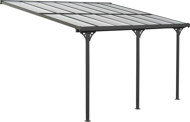 Westmann Terrassenüberdachung Bruce Aluminium in Schwarz B/T: 435 x 300 cm - Bild 1