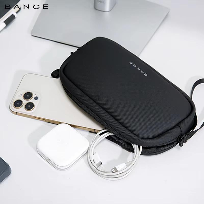 BANGE Reise-Organizer-Tasche für Elektronik-Gadgets und Zubehör in Schwarz - Bild 6