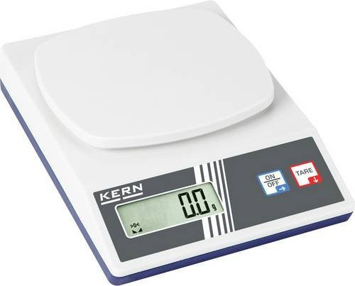 Kern EFS 200-1 Schulwaage in Weiß mit einem Wägebereich bis max. 220g und einer Ablesbarkeit von 0,1g, batteriebetrieben - Bild 1