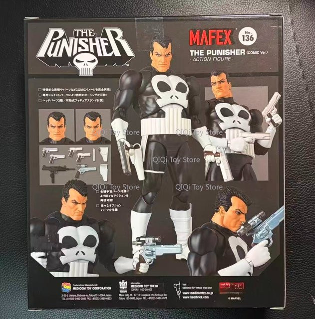 Bandai Marvel Punisher Sanctioner Comic-Version, bewegliches Modell-Bastelstück, 1/12, ab 18 Jahren - Bild 1