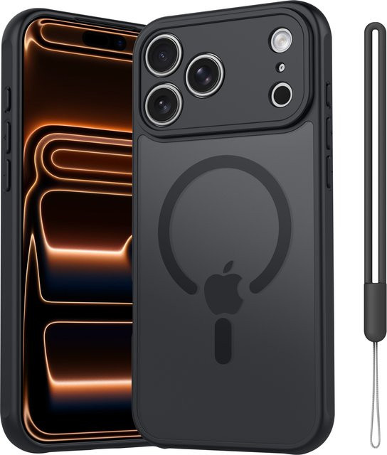 IEOVIEE Magnetische transparente Schutzhülle für iPhone 14 Pro bis iPhone 17 Pro Max, stoßfeste Hülle mit MagSafe Wireless Charging Unterstützung - Bild 1
