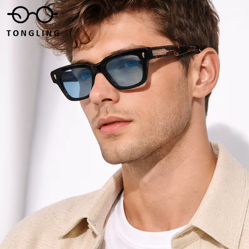 QIRONG Sonnenbrille, Unisex, Vollrand, Square, Acetat - Bild 3