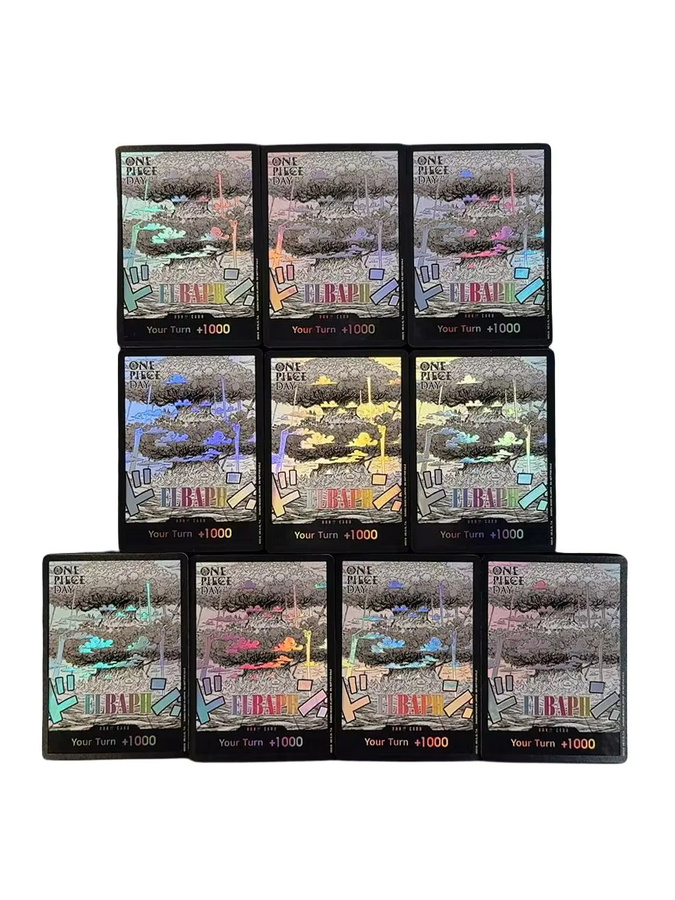 Bandai One Piece TCG DON-Karte, Sammelkarten, 10-teiliges Set, englisch - Bild 6