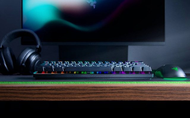 Razer Huntsman Mini Mechanische Gaming-Tastatur USB QWERTY US International Schwarz - Bild 1