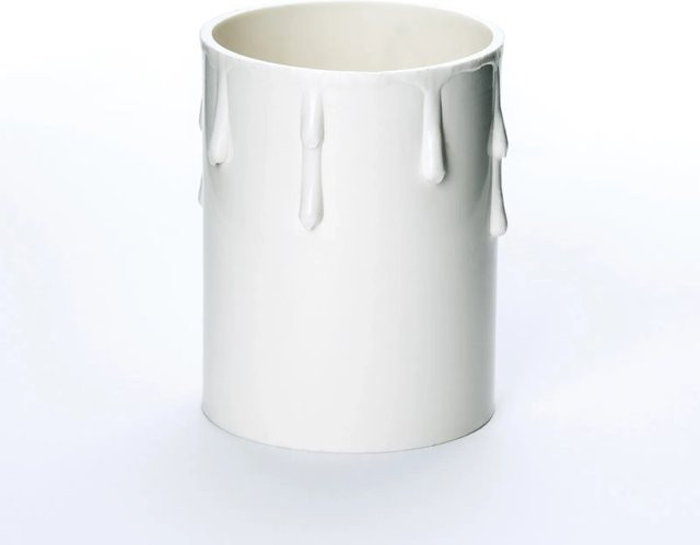 Orion Lightstyle Kerzenhülse E27 aus Kunststoff in Weiß, Durchmesser: 4,3 cm - Bild 1