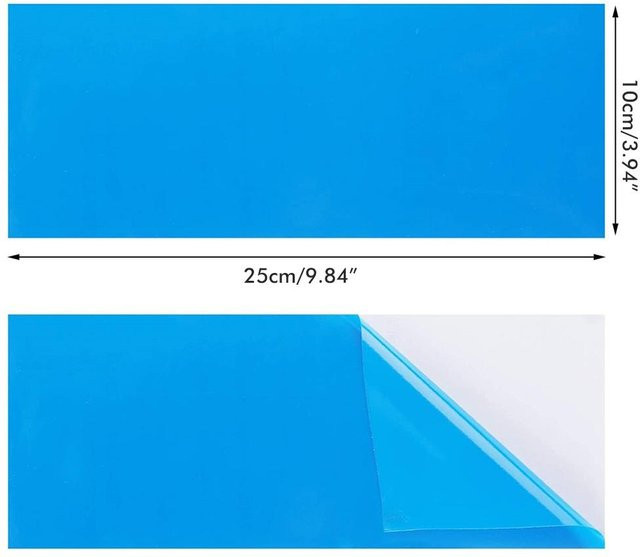 10 Stück selbstklebende PVC-Reparaturflicken von KONNWEI in Blau für aufblasbare Pools und Boote - Bild 1