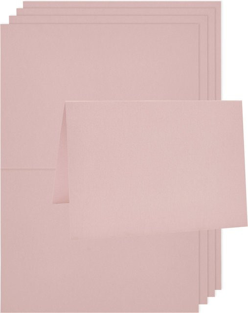 Rico Design Paper Poetry Luxury Karten Rosenquarz A5 - Bild 1
