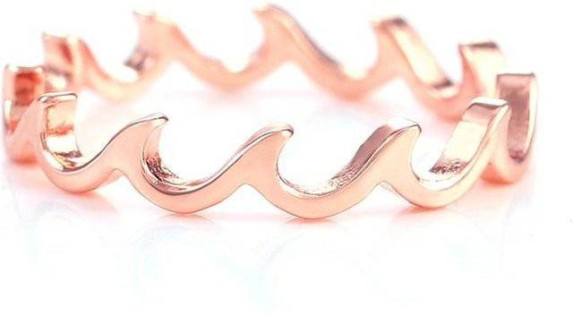 YIRAN Jewelry Ring, Ozean Wellen, Damen - Bild 1