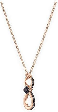 Swarovski Infinity Anhänger Halskette, Roségold, Kristall, Damen - Bild 1