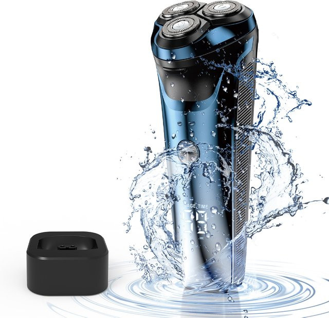 Hatteker Elektrorasierer für Herren, wasserdicht, wiederaufladbar - Bild 1