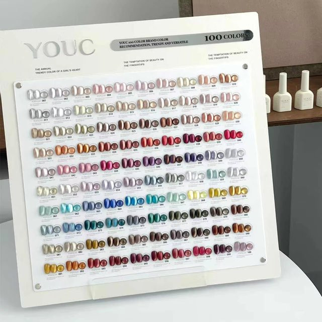 YOUC Moonlight Cat Eye Nagelgel-Set, 100 Farben, schimmernd - Bild 1
