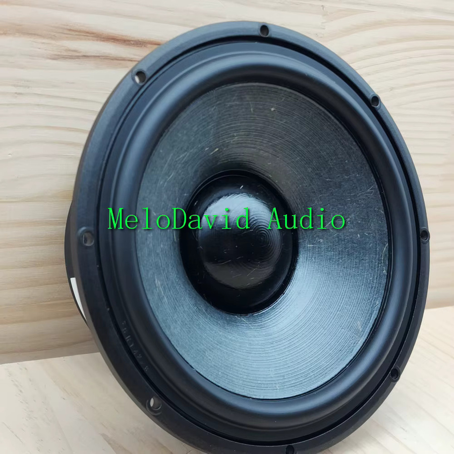 2 Stück MeloDavid Audio MW166 6,5 Zoll Mittelbass-Woofer mit Graspapierfaser-Verbundkegel in Schwarz - Bild 2