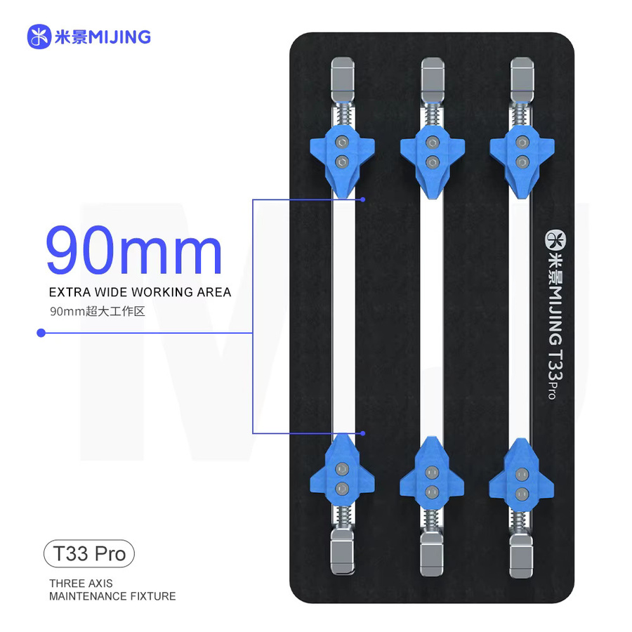 Mijing T33 Pro Multifunktions-Drei-Achsen-Reparaturvorrichtung in Blau für Mobiltelefon, Computer, Motherboard, PCB und IC - Bild 5
