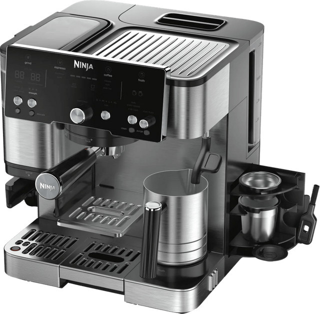 Ninja Luxe Café Essential ES501EU Siebträger-Espressomaschine in Silber - Bild 1