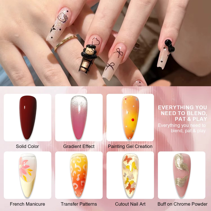 LIMEGIRL Malgel für Nagelkunst, 16 Farben, Glänzend - Bild 2