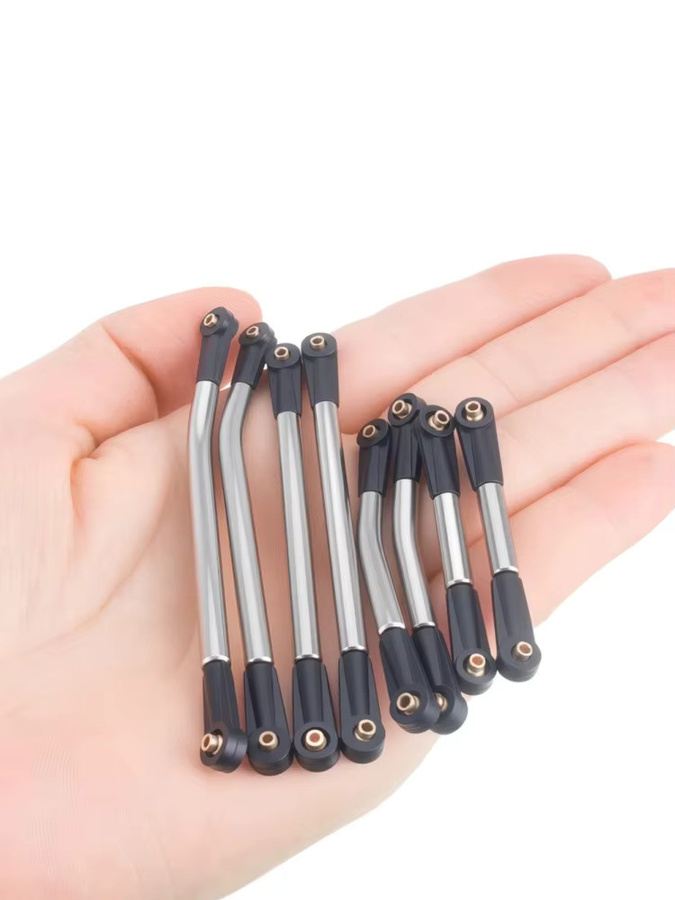 Axial Edelstahl-Verbindungsstangen-Set, 8-teiliges Set, 1:24, Metall - Bild 2