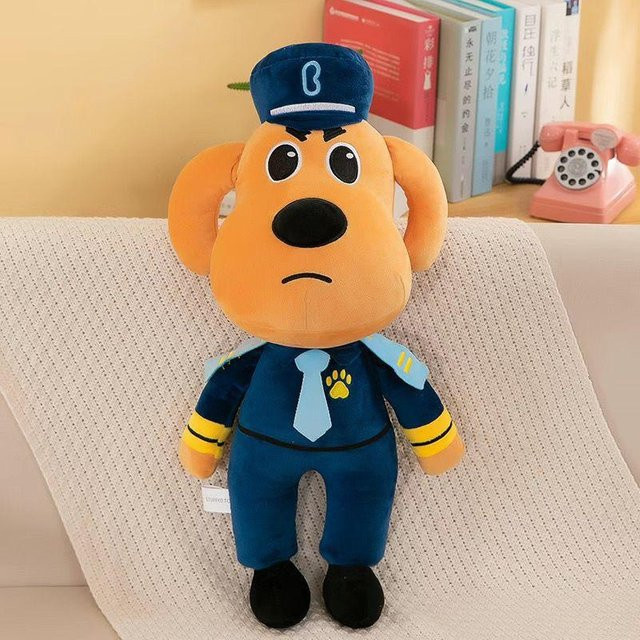 Wucifang Bags Sheriff Labrador Plüschtier, 30cm, orange, ab 14 Jahren - Bild 1
