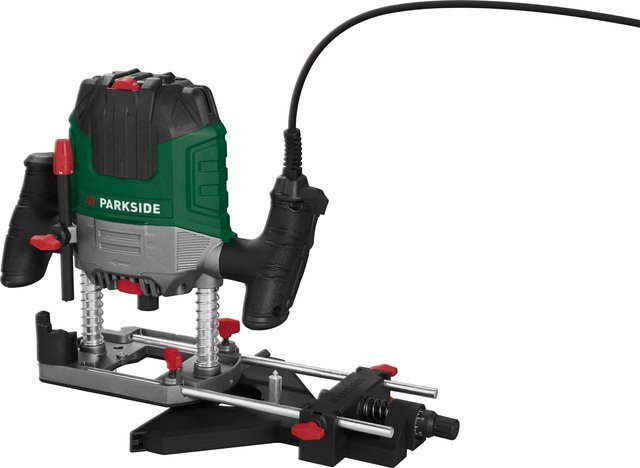 Parkside Oberfräse POF 1200 F4 in Grün mit 1200 Watt und 6mm Aufnahme - Bild 1