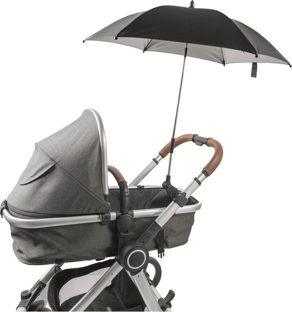 Babycab Universal Sonnenschirm für Kinderwagen schwarz B/T/H: 75 x 80 x 75 cm - Bild 1