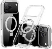 Nevox StyleShell SHOCKFlex Handyhülle mit Standfunktion für iPhone 17 Pro Max, transparent - Bild 1