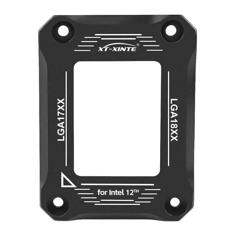 LGA17XX Biegekorrekturrahmen aus Legierung für Intel 12th/13th/14th CPU, CPU-Kühler-Halterung für LGA1700 und LGA-1800 Plattform, Schwarz - Bild 3