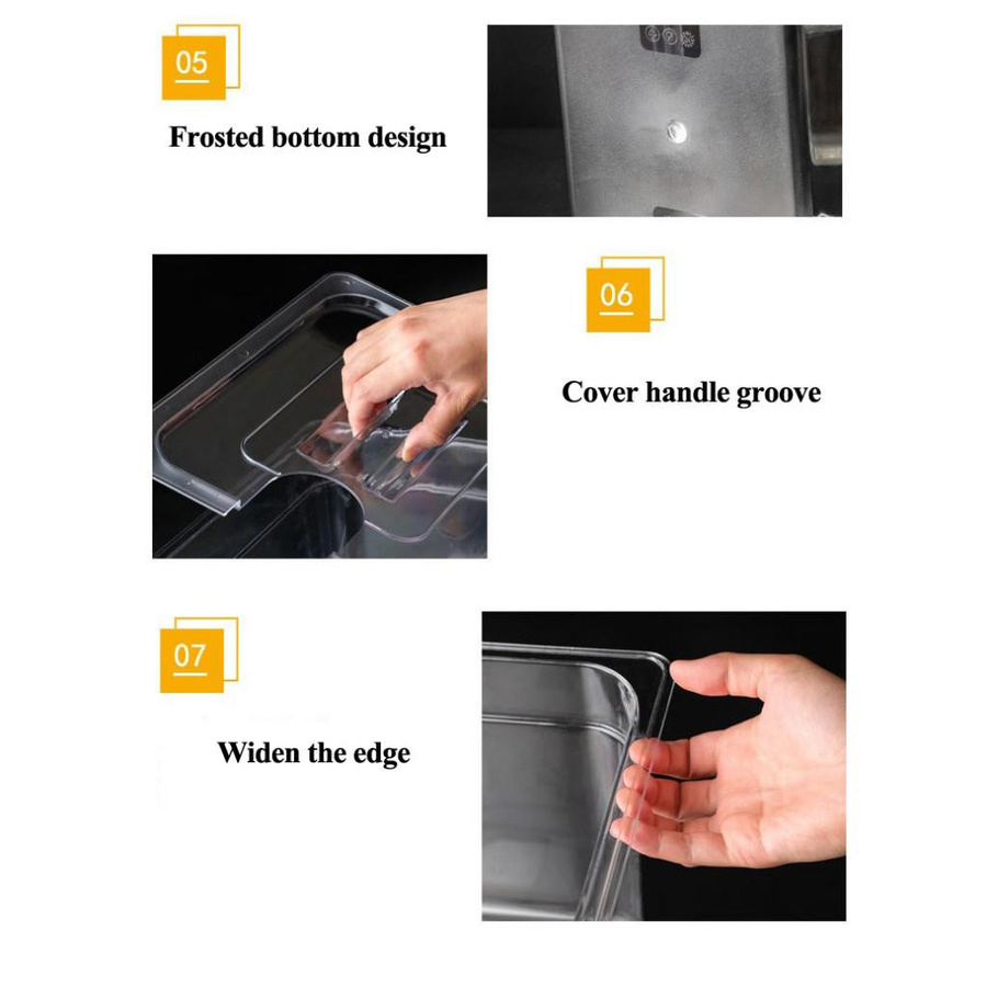 Ideal World Sous Vide Garbehälter aus lebensmittelechtem PC-Material, transparent, 6 l - Bild 2