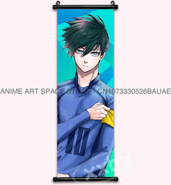Blue Lock Anime Poster als hängendes Leinwandbild mit Reo Mikage und Isagi Yoichi zur Wanddekoration, B/H: 25 x 75 cm - Bild 1