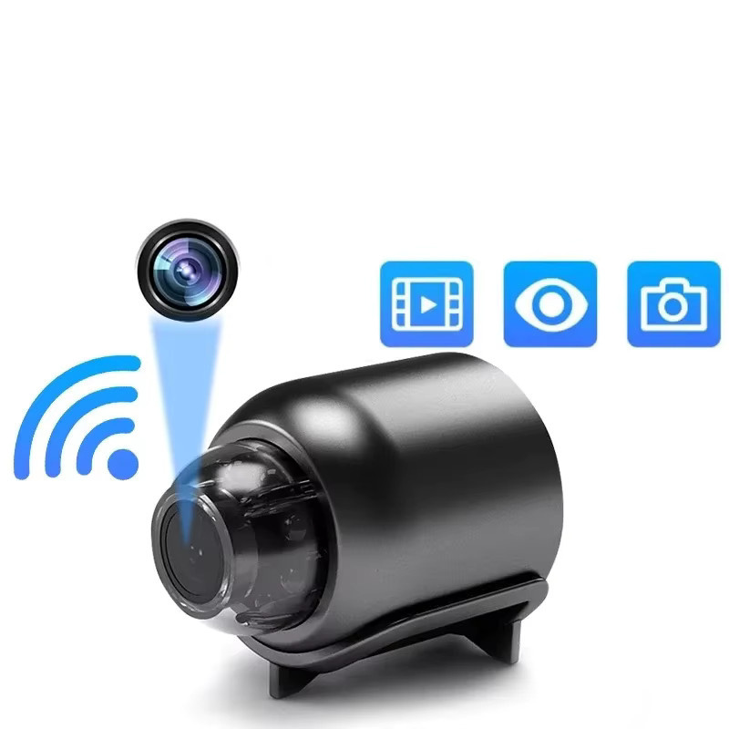 BESY X5 Mini Wifi IP Smart Home Kamera mit 1080P HD, Nachtsicht und KI-Personenerkennung, Schwarz - Bild 2