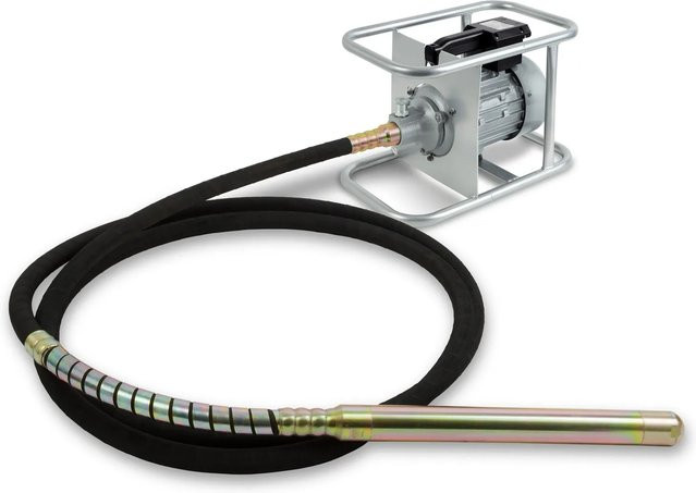Eberth Elektrischer Betonrüttler mit 1500W und 45mm Durchmesser in Silber - Bild 1